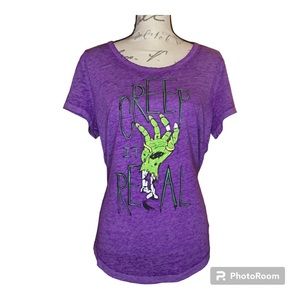 NWOT Rocker Girl Graphic T Shirt Creep It Real XXL